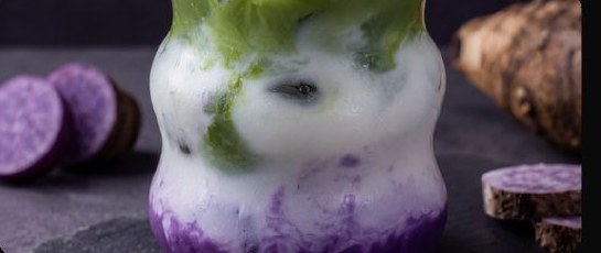 Taro Matcha Latte